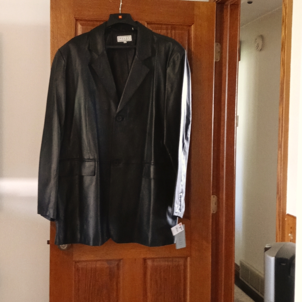 Men leather jacket